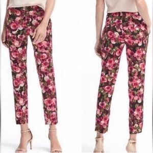 Excellent fun floral Banana Republic Avery pant sz 6
